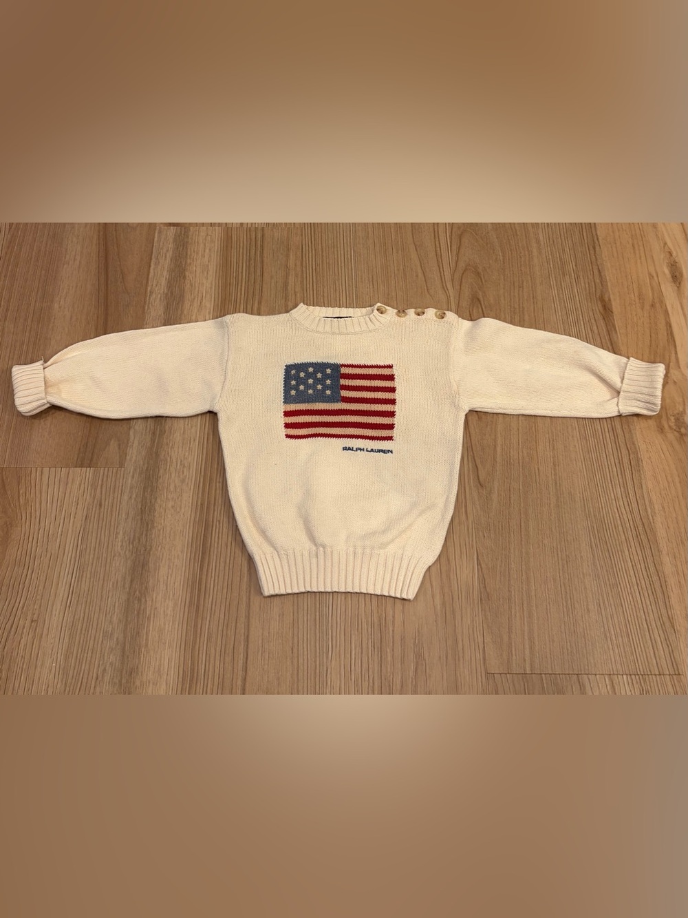 *vintage* The Original Flag Sweater by Ralph Lauren
